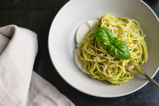 Tallarines al Pesto a la Genovesa